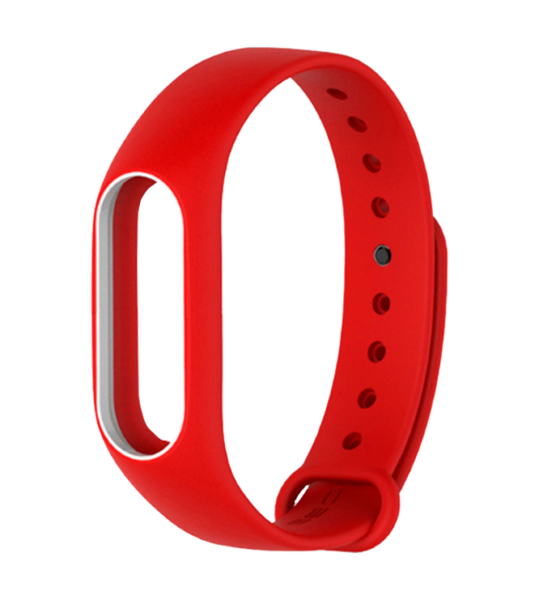 Xiaomi Mi Band 2 Bratara Red-White 10.6 mm/ White Red photo 1