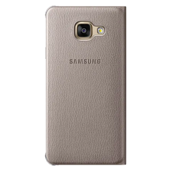 Чехол для смартфона Samsung Galaxy A3 (2016) Samsung/ Flip Wallet/ PP/ Золотой photo 1