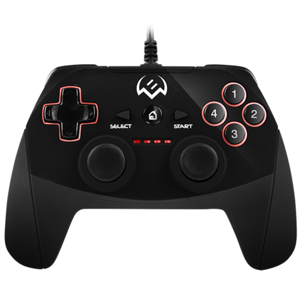 Gamepad Sven GC-250 Cu fir/ 11 buttons/ Black photo 1 Gamepad Sven GC-250 Cu fir/ 11 buttons/ Black photo 1