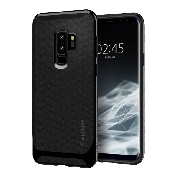 Husa Samsung Galaxy S9 Plus Spigen Back/ TPU/PC/ Black photo 1