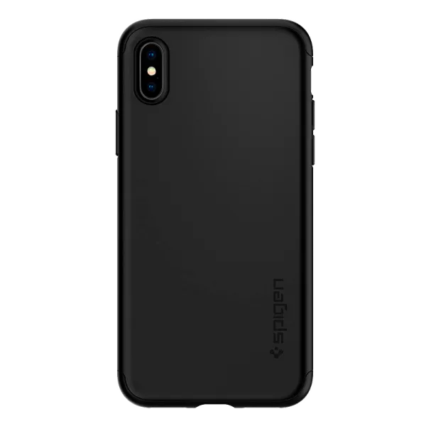 Husă pentru smartphone Apple iPhone X Spigen/ Back/ PC/ Black photo 1 Husă pentru smartphone Apple iPhone X Spigen/ Back/ PC/ Black photo 1