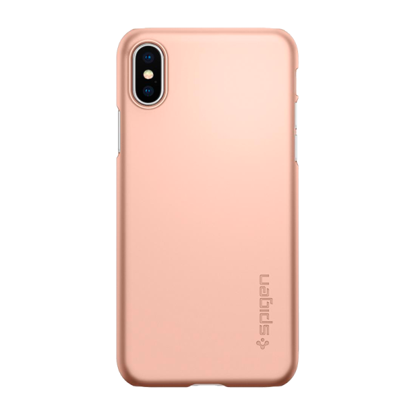 Husă pentru smartphone Apple iPhone X Spigen/ Back/ PC/ Blush Gold photo 1 Husă pentru smartphone Apple iPhone X Spigen/ Back/ PC/ Blush Gold photo 1