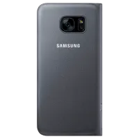 Чехол для смартфона Samsung Galaxy S7 Edge Samsung/ LED Flip Wallet/ PU/ Черный