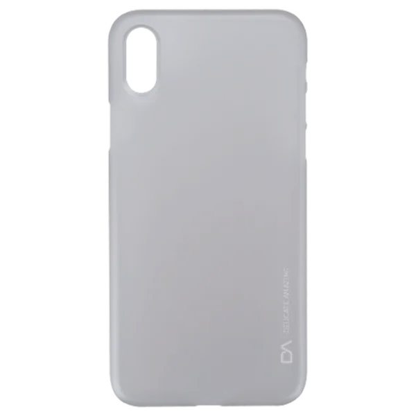 Husă pentru smartphone Apple iPhone X DA/ Back/ PP/ Gray photo 1 Husă pentru smartphone Apple iPhone X DA/ Back/ PP/ Gray photo 1