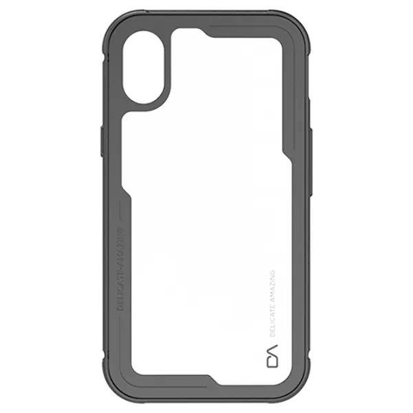 Чехол для смартфона Apple iPhone X DA/ Back/ TPU/ PC/ Прозрачный Черный photo 1 Чехол для смартфона Apple iPhone X DA/ Back/ TPU/ PC/ Прозрачный Черный photo 1