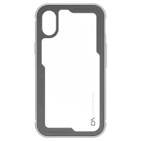 Чехол для смартфона Apple iPhone X DA/ Back/ TPU/ PC/ Прозрачный Серебристый