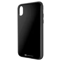 Чехол для смартфона Apple iPhone X DA/ Back/ Glass Shell/ PC/ PU/ TPU/ Черный