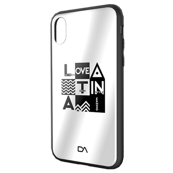 Husă pentru smartphone Apple iPhone X DA/ Back/ Glass Shell/ PC/ PU/ TPU/ Black Silver photo 1 Husă pentru smartphone Apple iPhone X DA/ Back/ Glass Shell/ PC/ PU/ TPU/ Black Silver photo 1