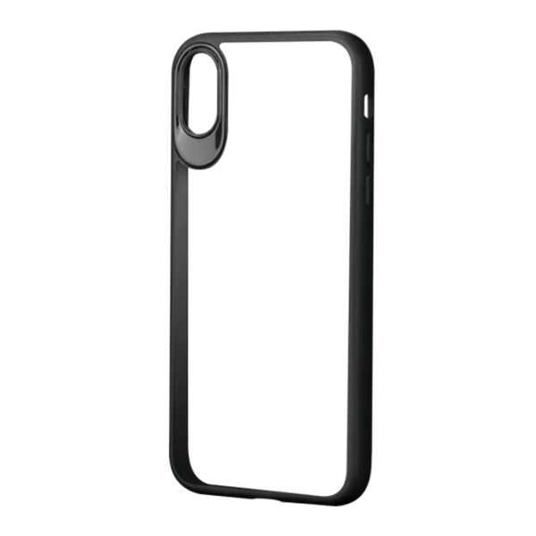 Husă pentru smartphone Apple iPhone X DA/ Back/ TPU/ PC/ Transparent Black photo 1 Husă pentru smartphone Apple iPhone X DA/ Back/ TPU/ PC/ Transparent Black photo 1