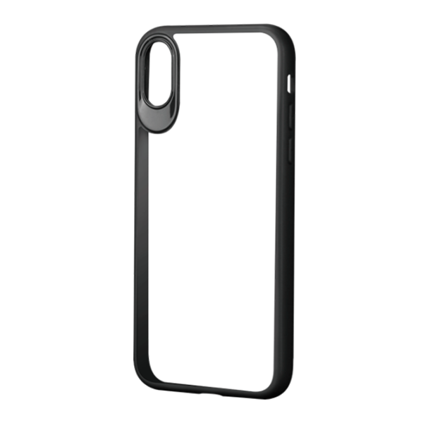 Husă pentru smartphone Apple iPhone X DA/ Back/ TPU/ PC/ Transparent Black photo 1 Husă pentru smartphone Apple iPhone X DA/ Back/ TPU/ PC/ Transparent Black photo 1