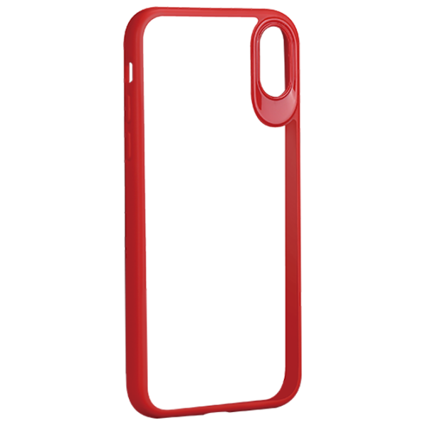 Husă pentru smartphone Apple iPhone X DA/ Back/ TPU/ PC/ Transparent Red photo 1 Husă pentru smartphone Apple iPhone X DA/ Back/ TPU/ PC/ Transparent Red photo 1