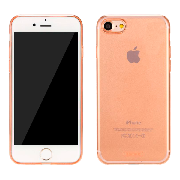 Чехол Apple iPhone 7/8 Plus Remax Back/ TPU/ Rose Золотой photo 1