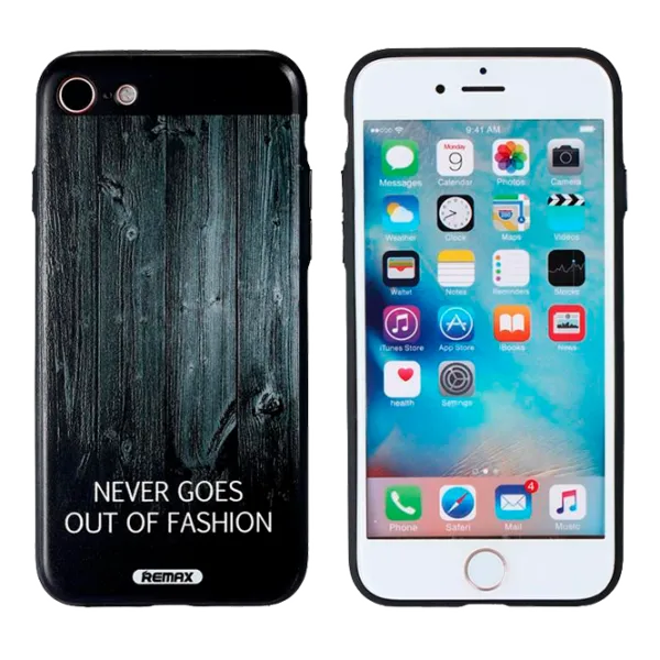 Husa Apple iPhone 7/8 Remax Back/ PU/PC/ RM-275 Black photo 1