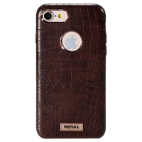 Husă pentru smartphone Apple iPhone 7/ 8/ SE2 Remax/ Back/ PC/ PU/ Rose Gold Brown