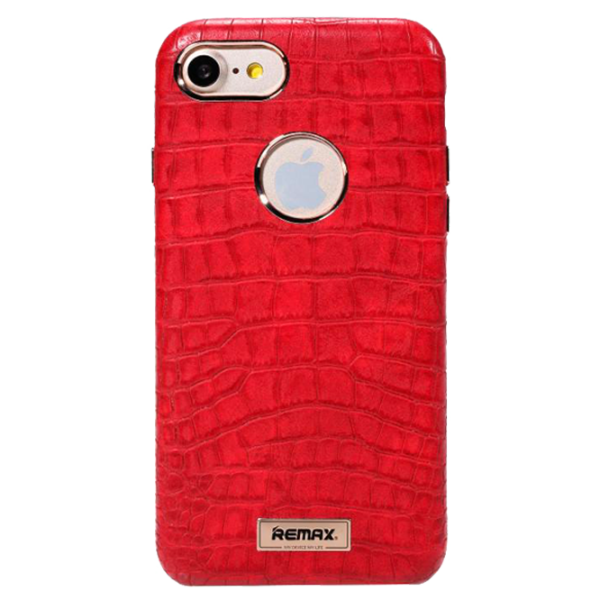 Husă pentru smartphone Apple iPhone 7/ 8/ SE2 Remax/ Back/ PC/ PU/ Rose Gold Red photo 1