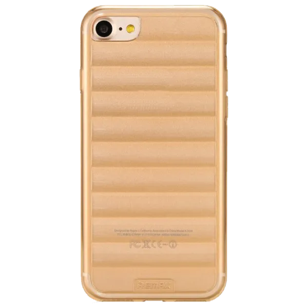 Husă pentru smartphone Apple iPhone 7/ 8/ SE2 Remax/ Back/ TPU/ Gold photo 1