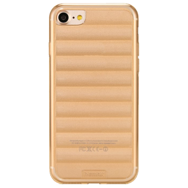 Husă pentru smartphone Apple iPhone 7/ 8/ SE2 Remax/ Back/ TPU/ Gold photo 1