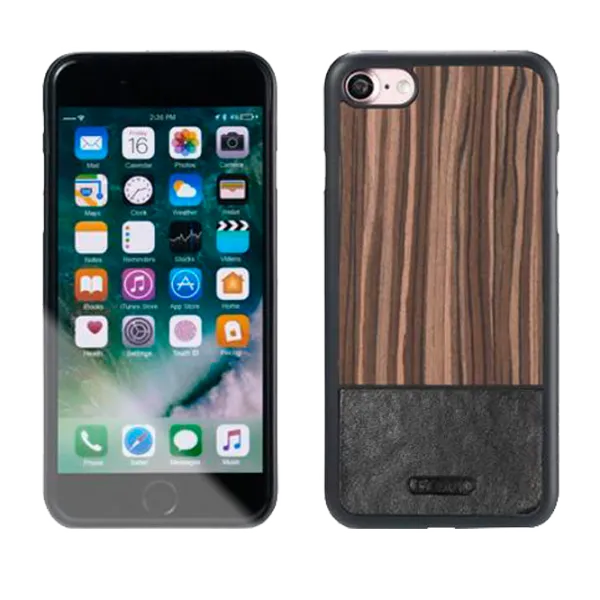 Husa Apple iPhone 7/8 Remax Back/ PP/ Walnut Black photo 1