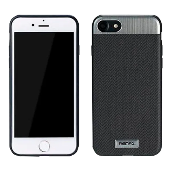 Husa Apple iPhone 7/8 Plus Remax Back/ TPU/ Black photo 1