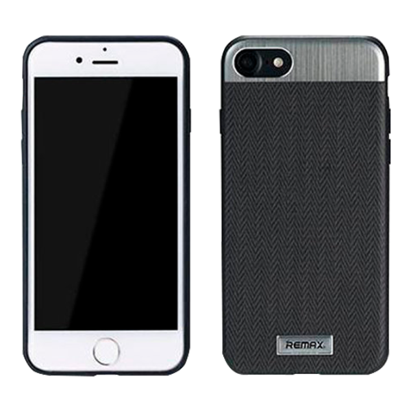 Husa Apple iPhone 7/8 Plus Remax Back/ TPU/ Black photo 1