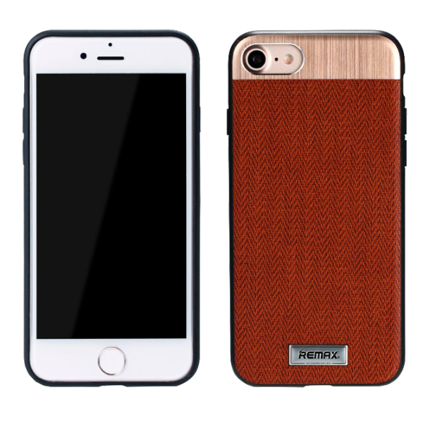Husa Apple iPhone 7/8 Plus Remax Back/ TPU/ Brown photo 1