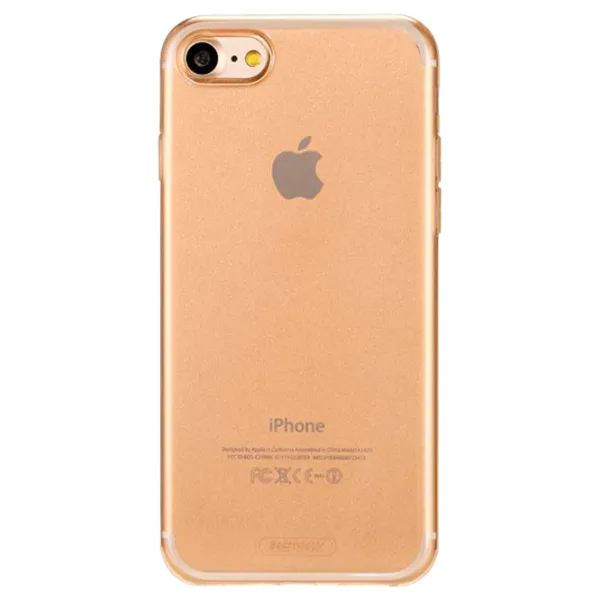 Husă pentru smartphone Apple iPhone 7/ 8/ SE2 Remax/ Back/ TPU/ Gold photo 1