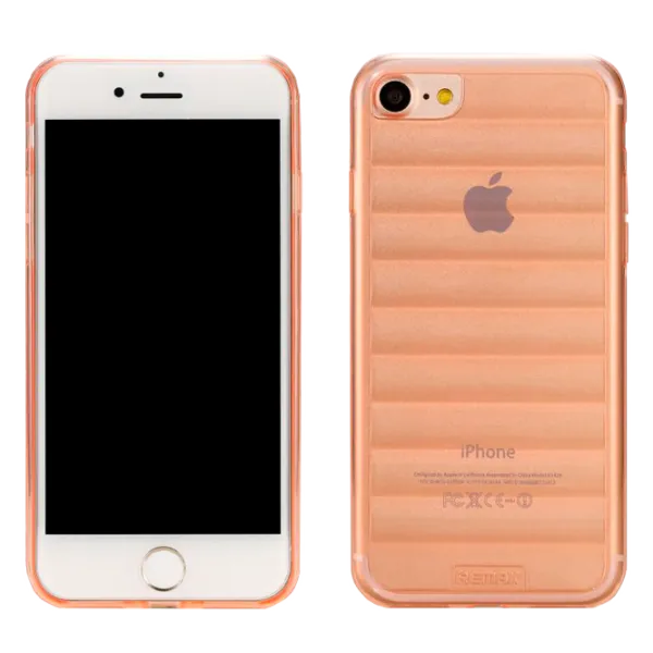 Husa Apple iPhone 7/8 Plus Remax Back/ TPU/ Rose Gold photo 1
