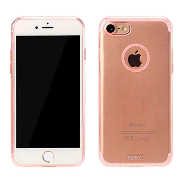 Husa Apple iPhone 7/8 Plus Remax Back/ TPU/ Pink photo 1
