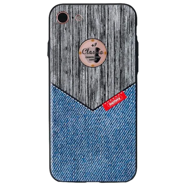 Husă pentru smartphone Apple iPhone 7/ 8 Plus Remax/ Back/ TPU/ Silver Blue photo 1