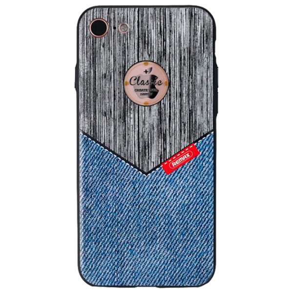 Husă pentru smartphone Apple iPhone 7/ 8 Plus Remax/ Back/ TPU/ Silver Blue photo 1