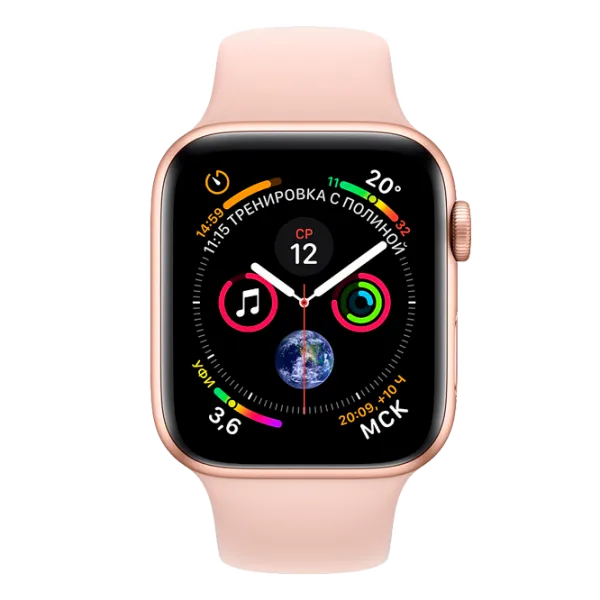 Ceas inteligent Apple Watch Series 4 1.57"/ MU682/ Sport Band Gold photo 1