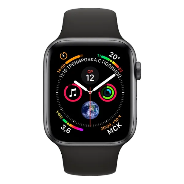 Ceas inteligent Apple Watch Series 4 1.73"/ MU6D2/ Sport Band Gray photo 1