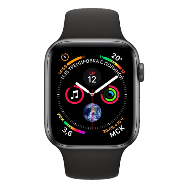 Ceas inteligent Apple Watch Series 4 1.73"/ MU6D2/ Sport Band Gray photo 1