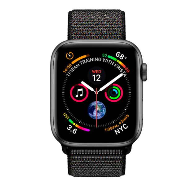Ceas inteligent Apple Watch Series 4 1.73"/ MU6E2/ Sport Loop Gray photo 1