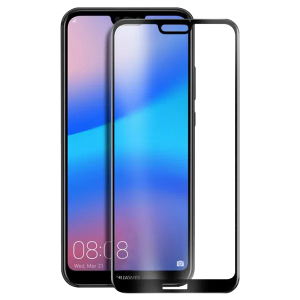 Защитное стекло Cover X Huawei P20 0.26 mm/ Глянцевый/ Черный photo 1