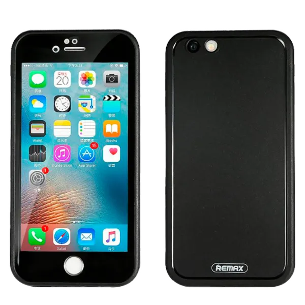 Husa Apple iPhone 6/6S Plus Remax Back/ PP/TPU/ Black photo 1
