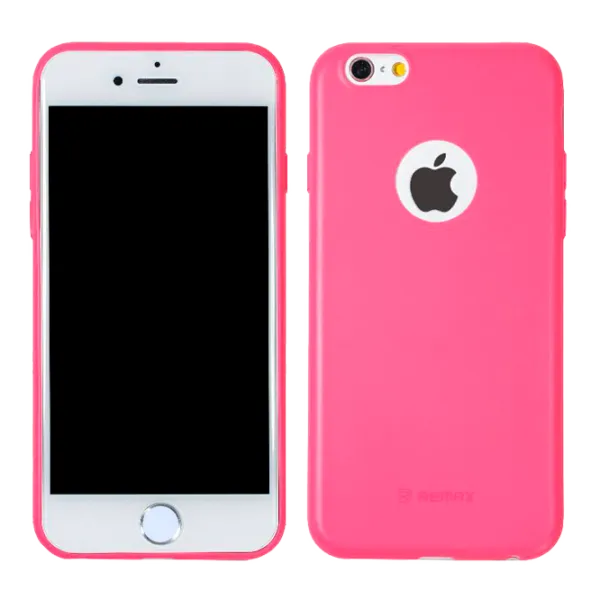 Husa Apple iPhone 6/6S Plus Remax Back/ TPU/ Pink photo 1