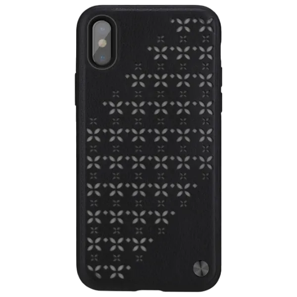 Husă pentru smartphone Apple iPhone X Nillkin/ Back/ TPU/ PC/ PU/ Black photo 1