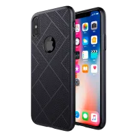 Husa Apple iPhone X Nillkin Back/ PC/ Black