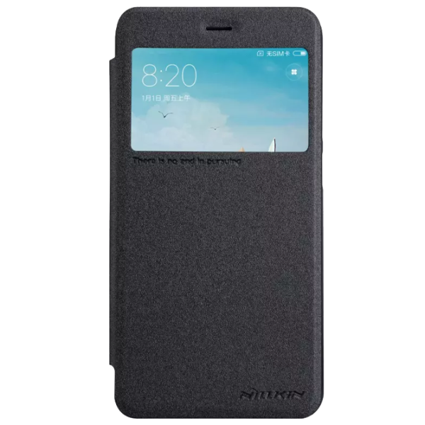 Husă pentru smartphone Xiaomi Redmi 4X Nillkin/ Flip Cover/ Piele/ Black photo 1 Husă pentru smartphone Xiaomi Redmi 4X Nillkin/ Flip Cover/ Piele/ Black photo 1