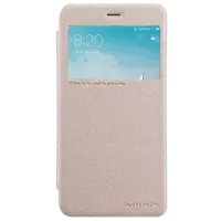 Чехол для смартфона Xiaomi Redmi 4X Nillkin/ Flip Cover/ Кожа/ Золотой