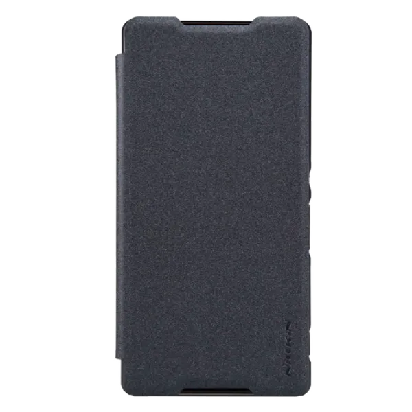 Husa Sony Xperia Z4 Nillkin Flip Cover/ Leather/ Black photo 1
