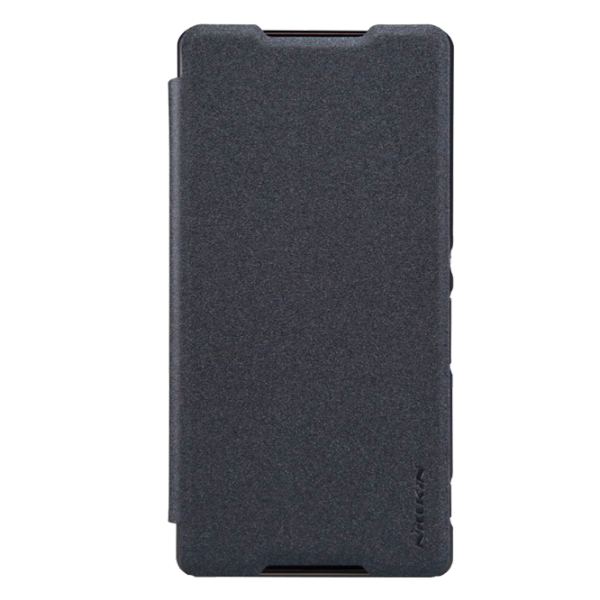 Husa Sony Xperia Z4 Nillkin Flip Cover/ Leather/ Black photo 1