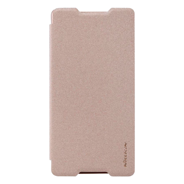 Чехол Sony Xperia Z4 Nillkin Flip Cover/ Leather/ Золотой photo 1