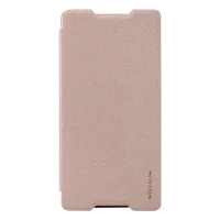 Чехол Sony Xperia Z4 Nillkin Flip Cover/ Leather/ Золотой