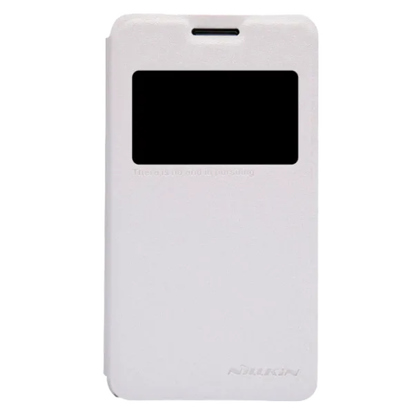 Чехол Sony Xperia E1 Nillkin Flip Cover/ Leather/ Белый photo 1