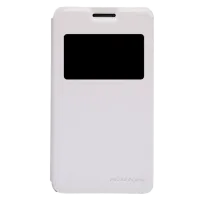 Чехол Sony Xperia E1 Nillkin Flip Cover/ Leather/ Белый