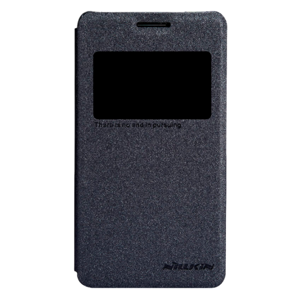 Чехол Sony Xperia E1 Nillkin Flip Cover/ Leather/ Черный photo 1