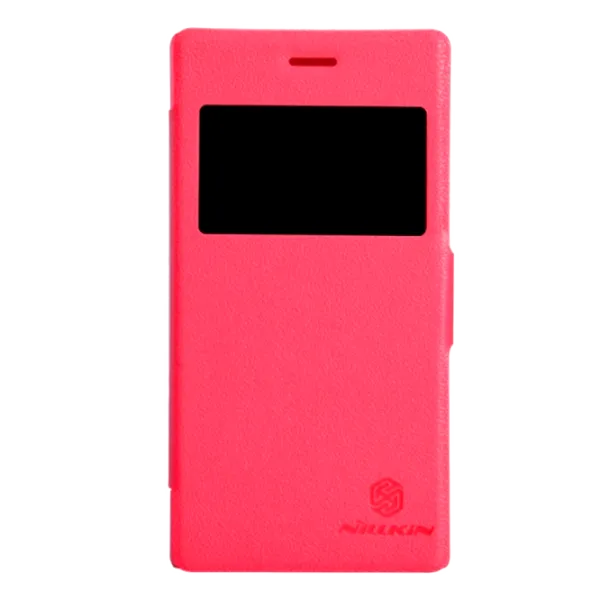 Чехол Sony S50H Xperia M2 Nillkin Flip Cover/ Leather/ Красный photo 1