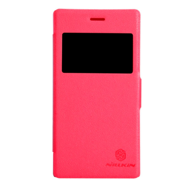 Чехол Sony S50H Xperia M2 Nillkin Flip Cover/ Leather/ Красный photo 1